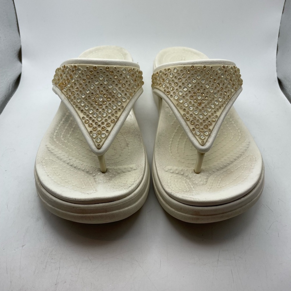 Crocs Diamente bedazzled women’s sandals size 7 - Picture 4 of 9